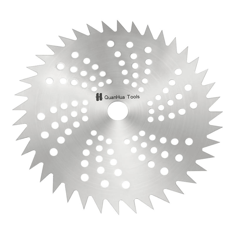 QH-GCJ-005 Cuchilla para césped de acero inoxidable de bajo ruido y 80 dientes